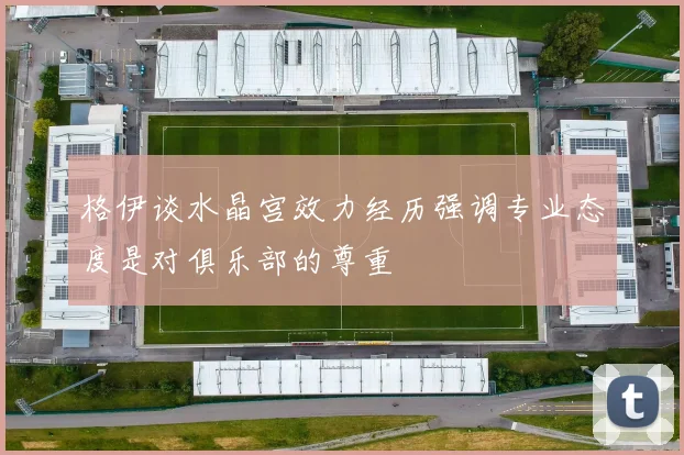 格伊谈水晶宫效力经历强调专业态度是对俱乐部的尊重